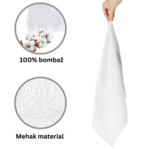 Beli komplet brisač – 6 brisač 70 x 140 cm, 300 g